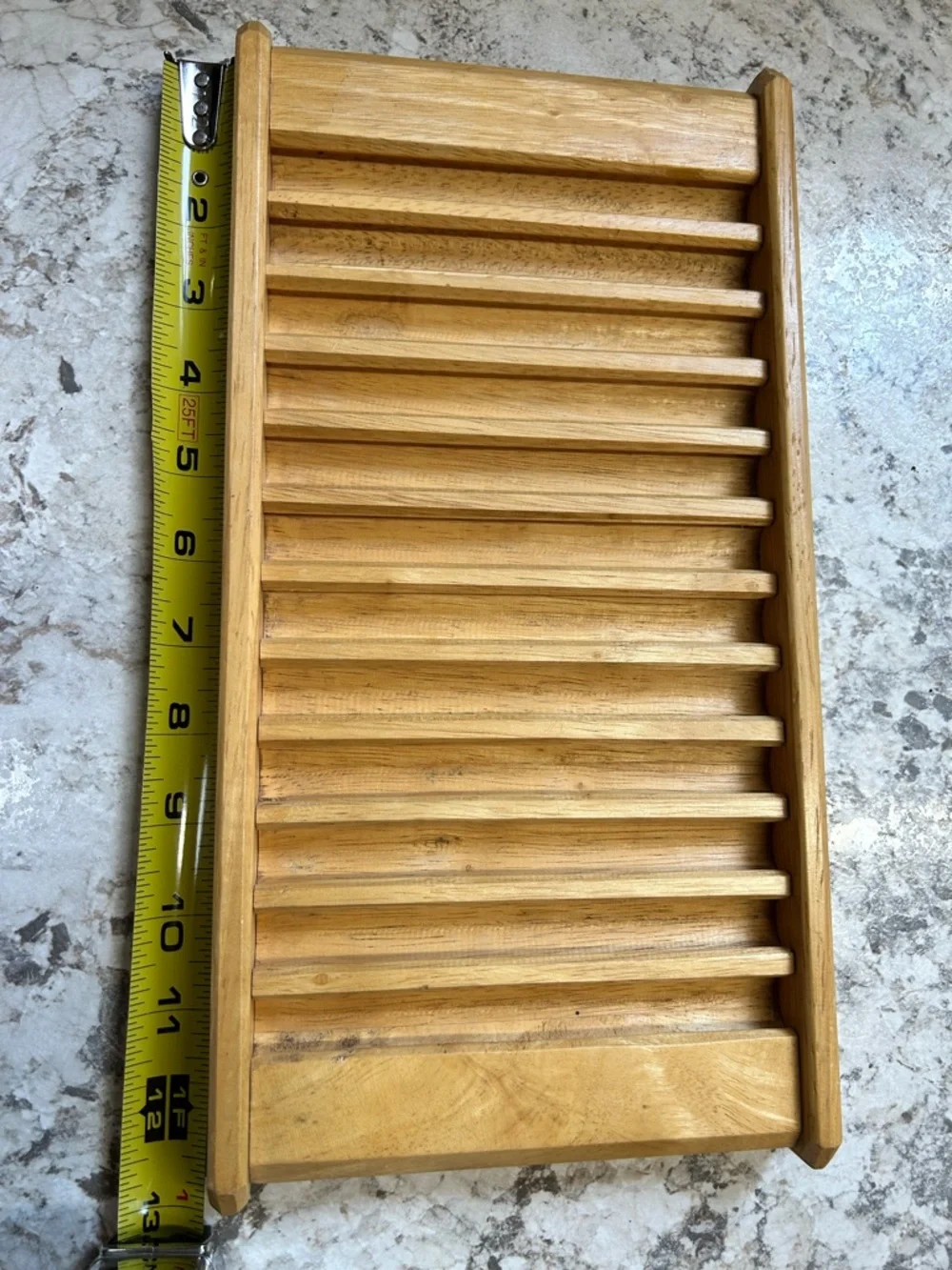 Vintage Wooden Pen Holder Desk Organizer Made in Thailand Wood Office Organizer